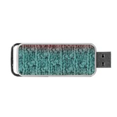 Knitted Wool Ombre 1 Portable Usb Flash (two Sides) by snowwhitegirl