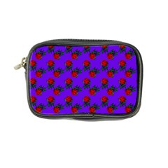 Red Roses Blue Purple Coin Purse by snowwhitegirl