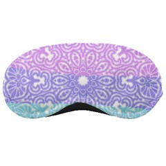 Vintage Pastel Mandala White Sleeping Mask by snowwhitegirl