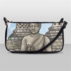 Borobudur Temple Shoulder Clutch Bag by Sudhe