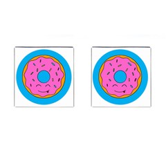 Donut Doughnut Dessert Clip Art Cufflinks (square) by Simbadda