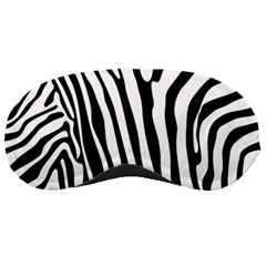 Vector Zebra Stripes Seamless Pattern Sleeping Mask by Vaneshart