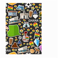 Vector Flat Seamless Texture Pattern Ghana Large Garden Flag (two Sides) by Vaneshart