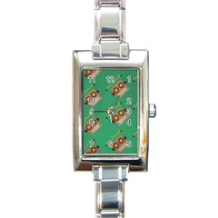 Toy Robot Rectangle Italian Charm Watch by Vaneshart