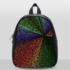 Abstract Colorful Pieces Mosaics School Bag (small) by Vaneshart