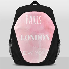 Paris, London, New York Backpack Bag by Lullaby