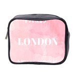 Paris, London, New York Mini Toiletries Bag (Two Sides) Front