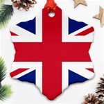 UK Flag Ornament (Snowflake) Front