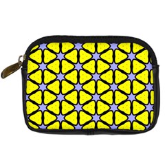 Pattern Modern Colorful Bright Digital Camera Leather Case by Simbadda