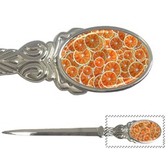 Oranges Background Texture Pattern Letter Opener by Simbadda