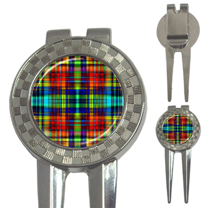 Plaid 6 3-in-1 Golf Divots