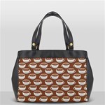 Coffee on Coffee Oversize Office Handbag Front