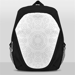 Circle Vector Background Abstract Backpack Bag by Bajindul