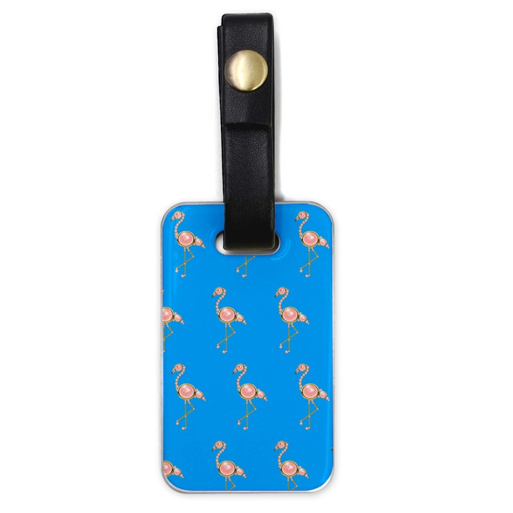 Flamenco Birds Exotic Nice Pink Luggage Tag (one side)