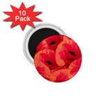 Poppies  1.75  Magnets (10 pack)  Front