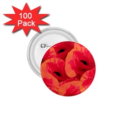 Poppies  1 75  Buttons (100 Pack)  by HelgaScand