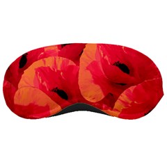 Poppies  Sleeping Mask by HelgaScand