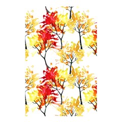 Watercolor Painting Autumn Illustration Autumn Tree Shower Curtain 48  X 72  (small)  by Vaneshart