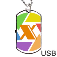 Xcoin Logo 200x200 Dog Tag Usb Flash (two Sides) by Ipsum