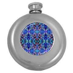 Abstract 12 Round Hip Flask (5 Oz) by ArtworkByPatrick