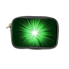 Green Blast Background Coin Purse by Mariart