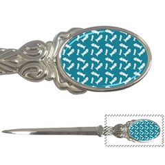 Fish Teal Blue Pattern Letter Opener by snowwhitegirl