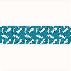 Fish Teal Blue Pattern Large Bar Mats by snowwhitegirl