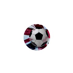 Soccer Ball With Great Britain Flag 1  Mini Magnets by Vaneshart