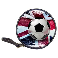 Soccer Ball With Great Britain Flag Classic 20-cd Wallets by Vaneshart