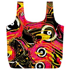 Abstract Clutter Full Print Recycle Bag (xl) by Vaneshart