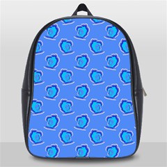 Surfer Pattern School Bag (large) by bloomingvinedesign