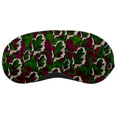 Green Fauna And Leaves In So Decorative Style Sleeping Mask by pepitasart