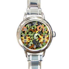 Abstract 2920824 960 720 Round Italian Charm Watch by vintage2030