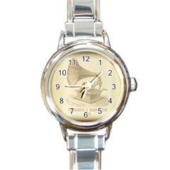 Vintage 979490 1280 Round Italian Charm Watch by vintage2030