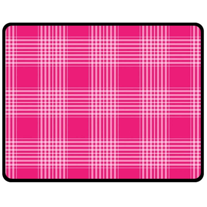 Checks 316856 960 720 Double Sided Fleece Blanket (Medium) 