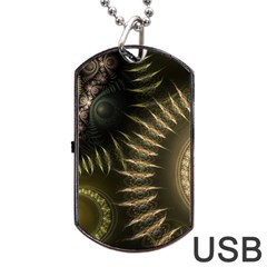 Fractal 2021756 960 720 Dog Tag Usb Flash (two Sides) by vintage2030