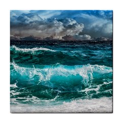 Waves 3975256 960 720 Tile Coaster by vintage2030