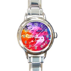 Abstract 2468874 960 720 Round Italian Charm Watch by vintage2030