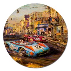 Racing Magnet 5  (round) by ArtworkByPatrick