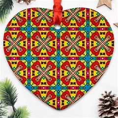 Seamless Heart Ornament (two Sides) by Sobalvarro