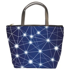 Network Technology Digital Bucket Bag by HermanTelo