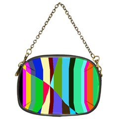 Stripes Interrupted Chain Purse (one Side) by bloomingvinedesign