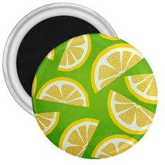 Lemon Fruit Healthy Fruits Food 3  Magnets by Wegoenart