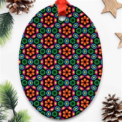 Pattern  Oval Ornament (two Sides) by Sobalvarro