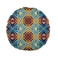 Pattern Standard 15  Premium Flano Round Cushions by Sobalvarro