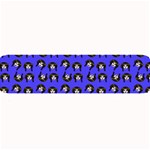 Retro Girl Daisy Chain Pattern Blue Large Bar Mats 32 x8.5  Bar Mat