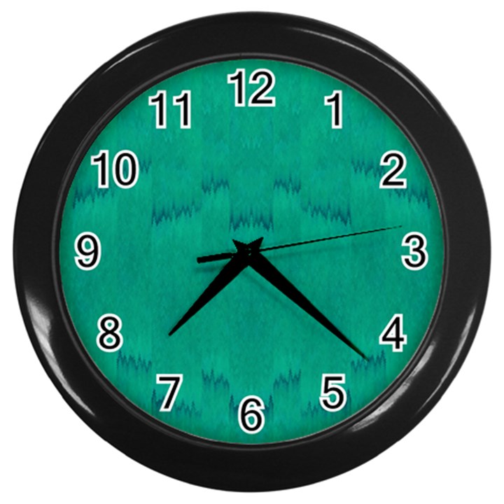 Love To One Color To Love Green Wall Clock (Black)