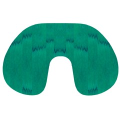 Love To One Color To Love Green Travel Neck Pillow by pepitasart