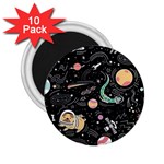 Animals Galaxy Space 2.25  Magnets (10 pack)  Front