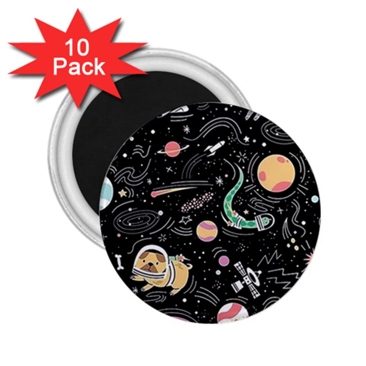 Animals Galaxy Space 2.25  Magnets (10 pack) 